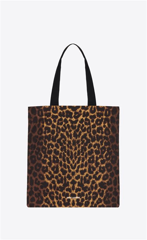 leopard ysl tote bag|ysl cheetah bag.